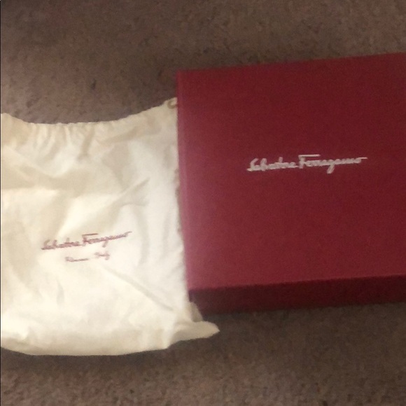 Like new! Black Ferragamo belt